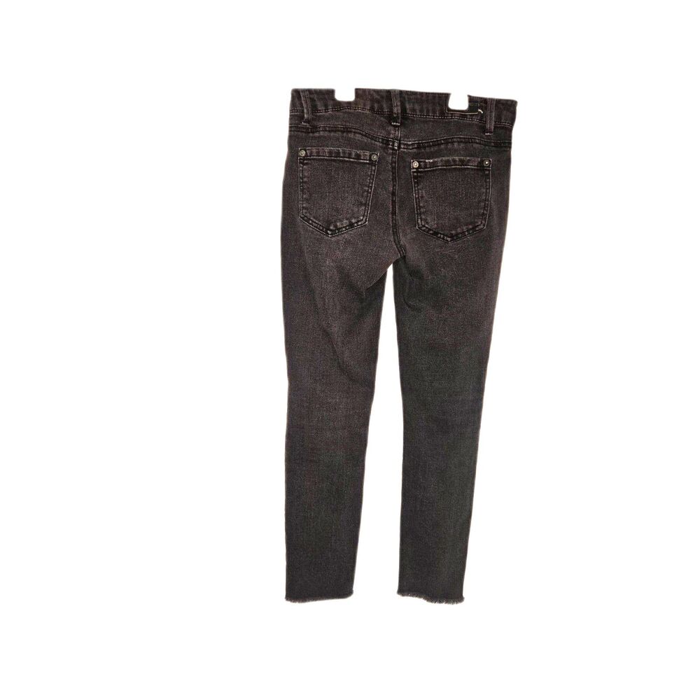 Almost Famous Premium Low Rise Skinny Ankle Jeans | Faded Black | Women's Size 3 - Picture 2 of 9